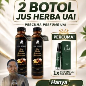 2 botol Jus UAI Herbs Free Perfume UAI